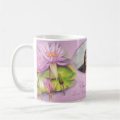 Happy Mütter Tageswasserlilie "eigenes Foto" Tasse (Links)