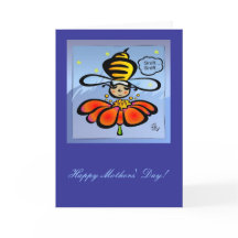 Happy Mütter'Day Bee Sniff Card