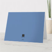 HAPPY MUTTER'S DAY (BLAUE) CARD KARTE (Rückseite)