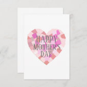 HAPPY MUTTER'S DAY Card Dankeskarte (Vorne/Hinten)