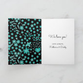 HAPPY MUTTER'S DAY Erster Muttertag hinzufügen Fot Karte (Innenseite)