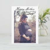 HAPPY MUTTER'S DAY GREETING CARD EINLADUNG (Stehend Vorderseite)