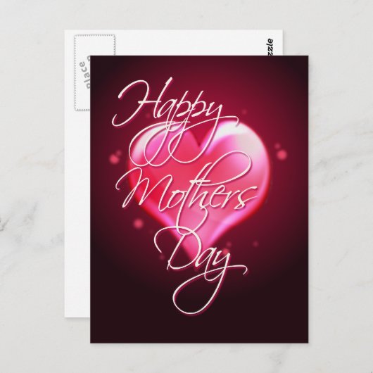 HAPPY MUTTER'S DAY HERART VON SHARON SHARPE POSTKARTE (Vorne/Hinten)