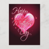 HAPPY MUTTER'S DAY HERART VON SHARON SHARPE POSTKARTE (Vorderseite)