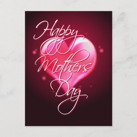 HAPPY MUTTER'S DAY HERART VON SHARON SHARPE POSTKARTE (Vorderseite)