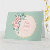 HAPPY MUTTER'S DAY (JADE) CARD KARTE (Gelbe Blume)