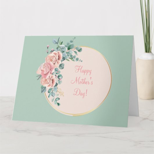 HAPPY MUTTER'S DAY (JADE) CARD KARTE (Vorderseite)