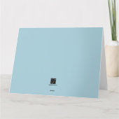 HAPPY MUTTER'S DAY (LIGHT BLAUE) CARD KARTE (Rückseite)