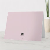 HAPPY MUTTER'S DAY (LIGHT MAUVE) CARD KARTE (Rückseite)