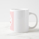 "HAPPY MUTTER'S DAY" PINK HEARTS Jumbo-Tasse (Rechts)