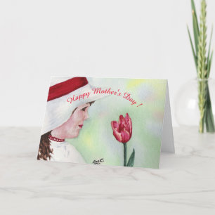 HAPPY MUTTER'S DAY RED TULIP KARTE