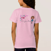 HAPPY MUTTER'S DAY Tochter rosa T-Shirt (Rückseite)