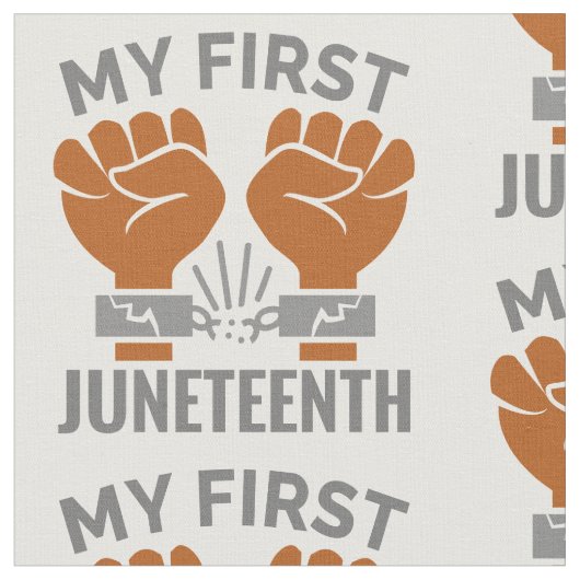 happy my first juneteenth stoff (Nahaufnahme)