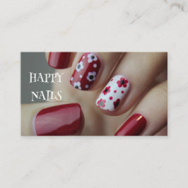 HAPPY NAILS BUSINESS CARD VISITENKARTE
