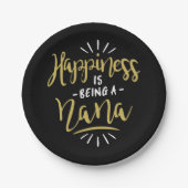 Happy Nana Pappteller (Vorderseite)