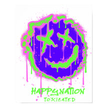 Happy Nation Toxified Art Poster - Bold, Ironic, a