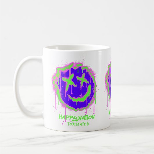 Happy Nation Toxified Tasse - Fett Statement Desig (Links)