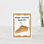 Happy National Apple Pie Day 13. Mai Karte (Vorderseite)