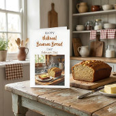 Happy National Banana Bread Day | Feb 23rd Karte