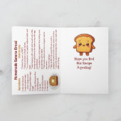 Happy National Banana Bread Day | Feb 23rd Karte (Innenseite)