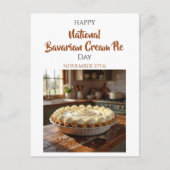 Happy National Bavarian Cream Pie Day! Nov 27th Postkarte (Vorderseite)