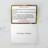 Happy National Beer Lover's Day, Funny Holidays Ca Karte (Innenseite)