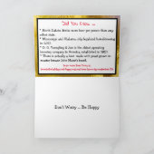 Happy National Beer Lover's Day, Funny Holidays Karte (Innenseite)