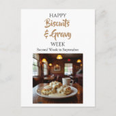 Happy National Biscuits und Gravy Week! Postkarte (Vorderseite)