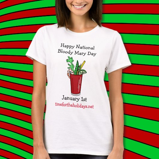Happy National Bloody Mary Day 1. Januar T-Shirt