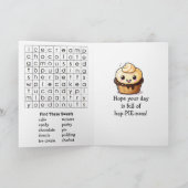 Happy National Boston Cream Pie Day | Oct 23rd Karte (Innenseite)