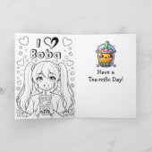 Happy National Bubble Tea Day | April 30th Karte (Innenseite)