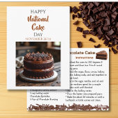 Happy National Cake Day | Nov 26th Postkarte