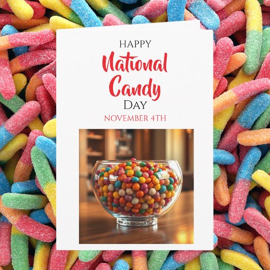 Happy National Candy Day | November 4th Karte