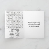 Happy National Chocolate Covered Insect Day Karte (Innenseite)