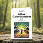 Happy National Chocolate Covered Insect Day Karte