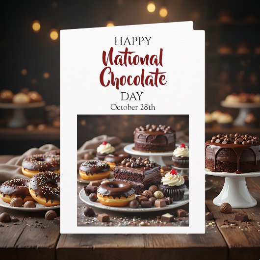 Happy National Chocolate Day | October 28th Karte