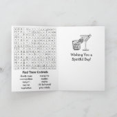 Happy National Cocktail Day - March 24th Karte (Innenseite)