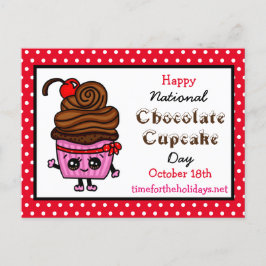 Happy National Cupcake Day - 18. Oktober Postkarte