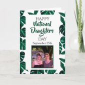 Happy National Daughters Day Karte (Vorderseite)