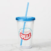 Happy National Dentists Day Acrylic Tumbler Acryltrinkbecher (Rückseite)