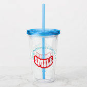 Happy National Dentists Day Acrylic Tumbler Acryltrinkbecher (Vorderseite)