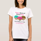 Happy National Donut Day T-Shirt (Vorderseite)
