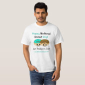 Happy National Donut Day T-Shirt (Vorne ganz)