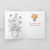 Happy National Flower Day - March 21st Karte (Innenseite)