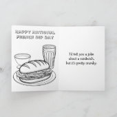 Happy National French Dip Day | Nov 12th Karte (Innenseite)