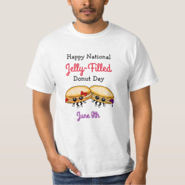 Happy National Gelly Fill Donut Day - 8. Juni T T-Shirt