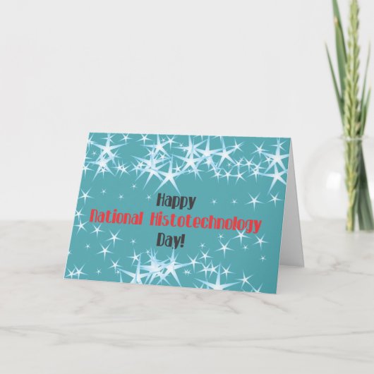 Happy National Histologists Day Karte (Vorderseite)