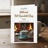 Happy National Hot Chocolate Day | January 31st Karte