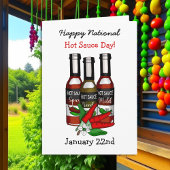 Happy National Hot Sauce Day | 22. Januar Karte