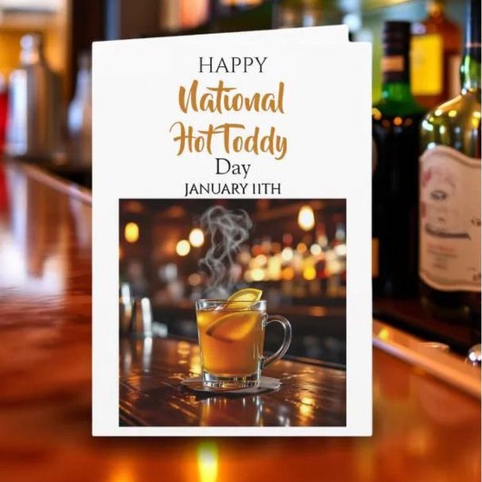 Happy National Hot Toddy Day ! January 11th Karte